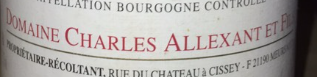 (image for) Charles Allexant CORTON VERGENNES 1990 Vsbs